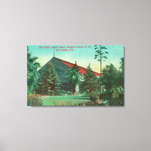 Park View SP RR Arcade Depot Leinwanddruck