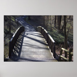 Park Walking Bridge Poster