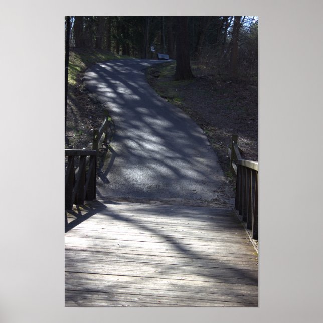 Park Walking Path Poster (Vorne)