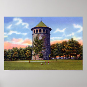 Park-Wasserturm Wilmingtons Delaware Rockford Poster