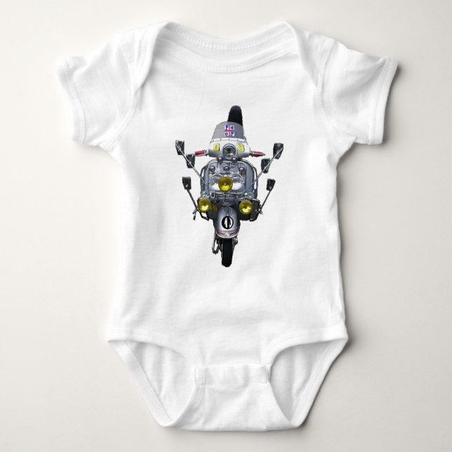 Parka-Power Baby Strampler (Vorderseite)