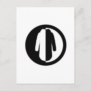 Parka Power ist ein cooles Retro-Mod-Motiv Postkarte