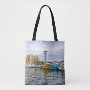 Parkboote Destin Florida Hafen Tote Tag