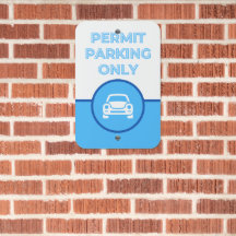 Parken nur mit Genehmigung Öffentliches Parken für