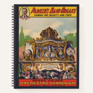 Parker Band Organs, berühmt für Schönheit und Ton Notizbuch