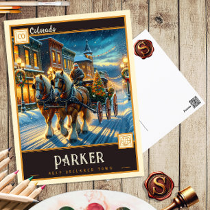 Parker, Colorado   Vintage Postkarte