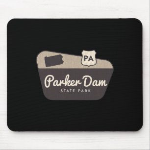 Parker Dam State Park Pennsylvania Willkommensschi Mousepad