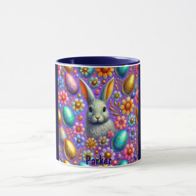 PARKER ~ EASTER BUNNY Eier Blume ~ Tasse (Zentrum)