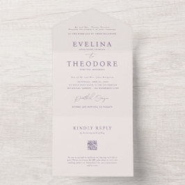 Parker Elegantes Siegel und Einladung zur Hochzeit