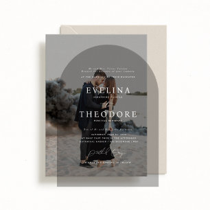 Parker Formal Arch Shaping Wedding Einladung