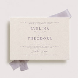 Parker Formal Landsape Hochzeit Einladung