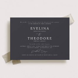 Parker Formal Landsape Hochzeit Einladung