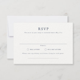 Parker Formal Landscape Wedding RSVP Card Einladung