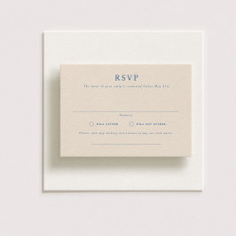 Parker Formal Landscape Wedding RSVP Card Einladung