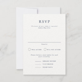 Parker Formal Portrait Wedding RSVP Card Einladung
