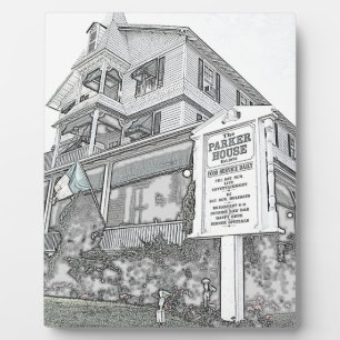 Parker House Sketch - Jersey Shore Fotoplatte
