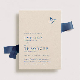 Parker Monogram Wedding Einladung