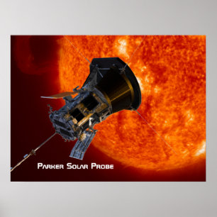 Parker Solar Probe Raumfahrzeug Poster