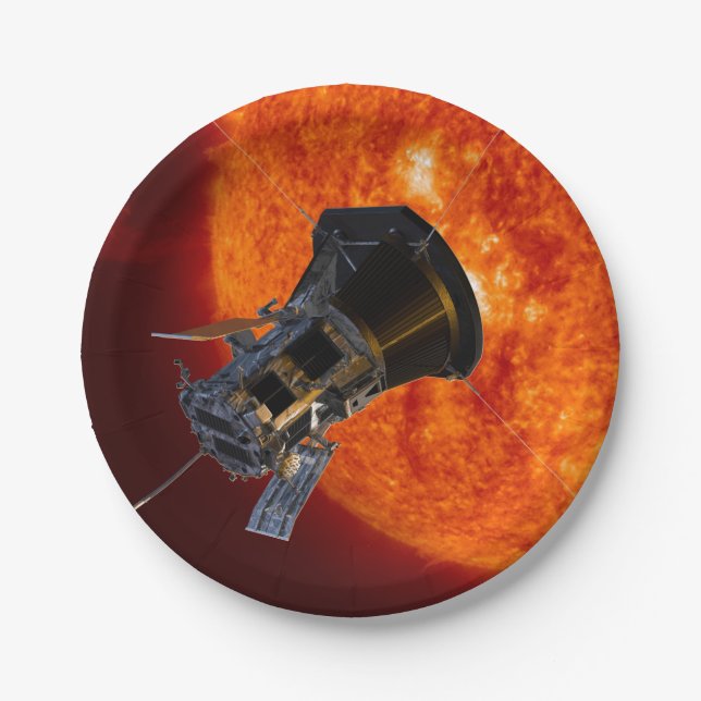 Parker Solar Probe Spacecraft Pappteller (Vorderseite)