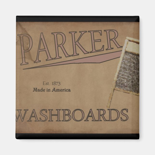 Parker-Waschbretter Magnet (Vorne)