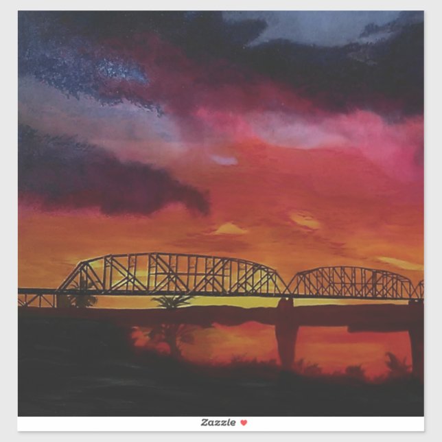 Parker-Zugbrücke #1 Aufkleber (Blatt)