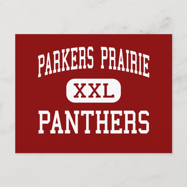 Parkers Prairie - Panthers - Parkers Prairie Postkarte (Vorderseite)