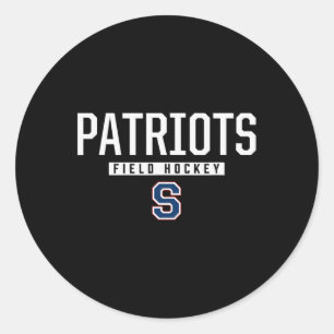 Parkersburg South Patriots Logo Field Hockey Hs Runder Aufkleber