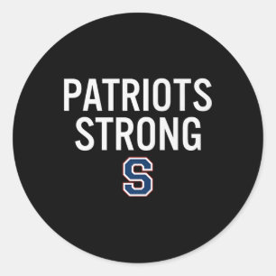 Parkersburg South Patriots Logo Strong Hs Runder Aufkleber