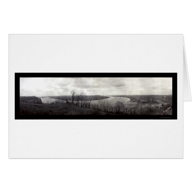 Parkersburgriverfront-Foto 1913 (Vorderseite (Horizontal))