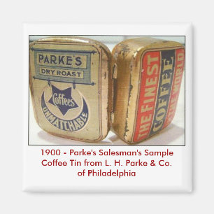 Parkes Kaffee-Zinn Magnet