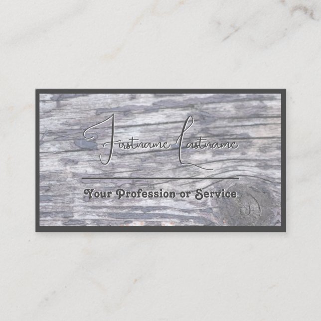 Parkettboden aus Bio, 100% Naturholz Visitenkarte (Vorderseite)