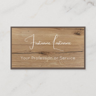 Parkettboden aus Bio, 100% Naturholz Visitenkarte