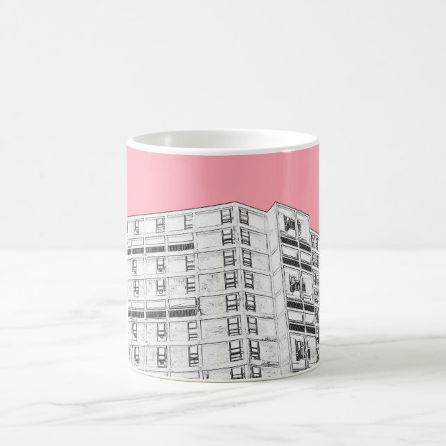 Parkhügel Rosa Tasse (Mittel)