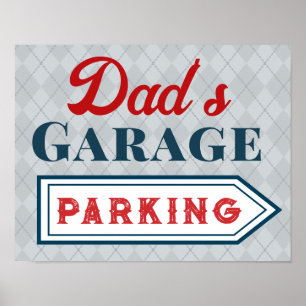 Parking Garage Vater Kunstgift Poster