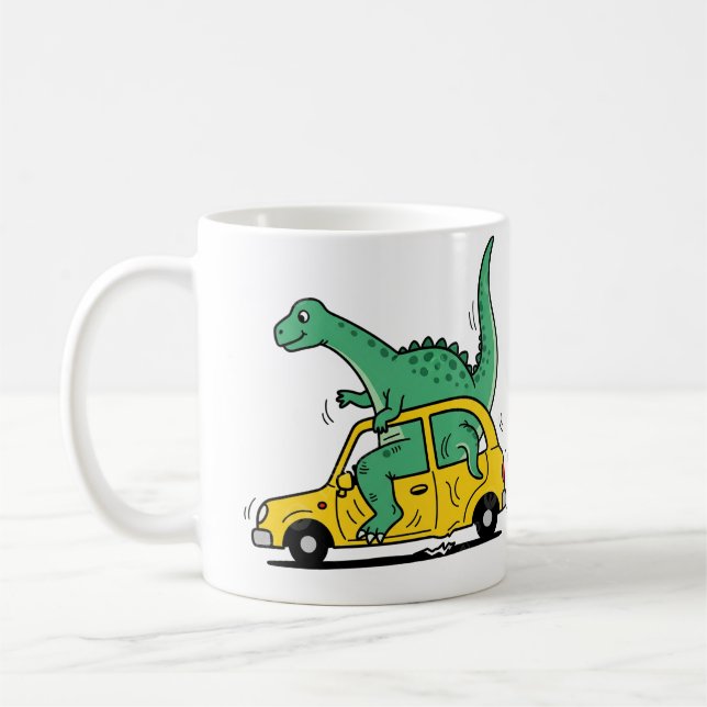 Parking Saurus Kaffeetasse (Links)