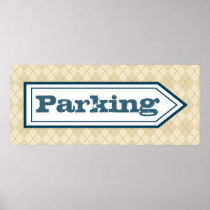 Parking Sign Poster