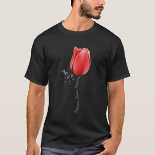 Parkinson Disease Awareness Tulip April Month Pret T-Shirt