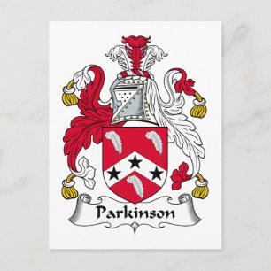 Parkinson Familienwappen Postkarte