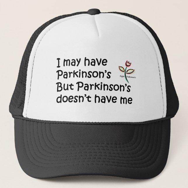 Parkinson hat mich nicht truckerkappe (Vorderseite)