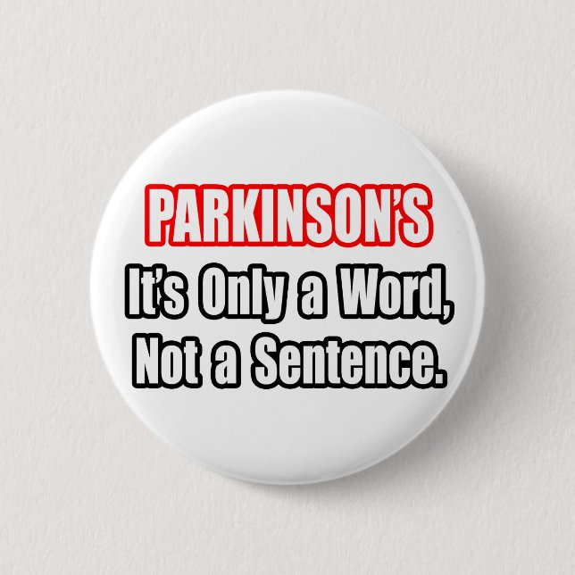 Parkinson... kein Satz Button (Vorderseite)