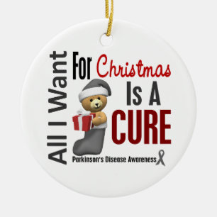 Parkinson Krankheit alle will ich Keramik Ornament