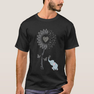 Parkinson-Krankheit Bewusstsein Sonnenblume Elefan T-Shirt