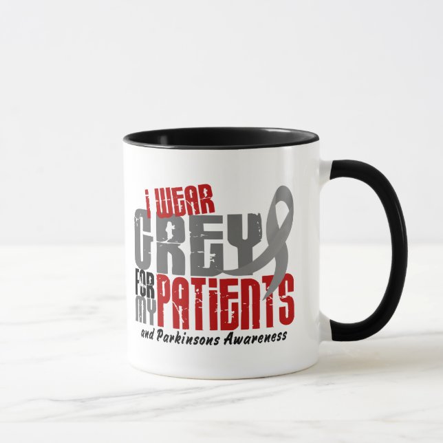 Parkinson-Krankheit I ABNUTZUNGS-GRAU FÜR MEINE Tasse (Rechts)