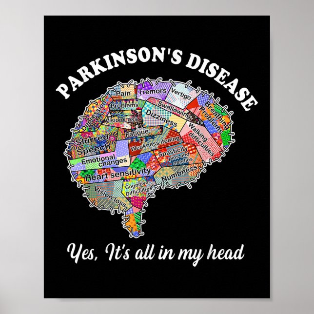 Parkinson-Krankheit, ja, alles in meinem Kopf Poster (Vorne)