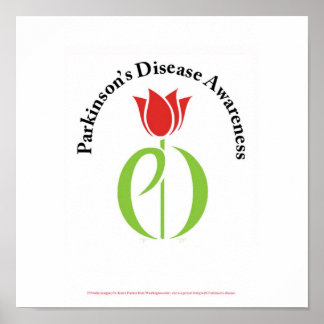 Parkinson-Krankheit, Parkinson-Krankheit, Tulpe, p Poster