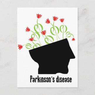 Parkinson-Krankheit, Parkinson-Krankheit, Tulpe Postkarte