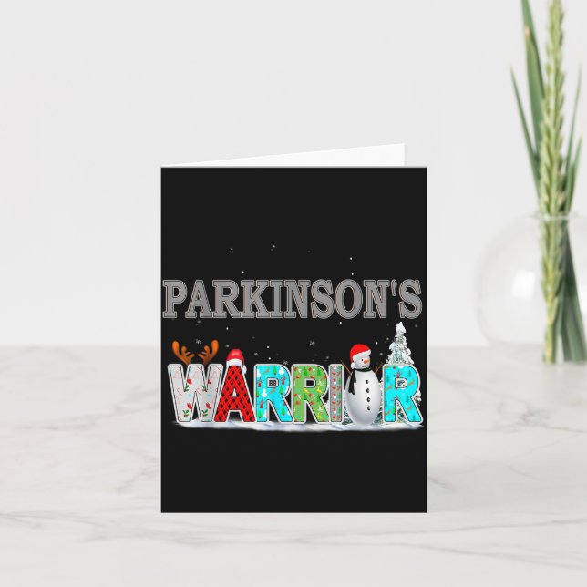 Parkinson's Awareness For Christmas  Karte (Vorderseite)