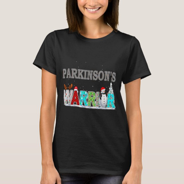 Parkinson's Awareness For Christmas  T-Shirt (Vorderseite)