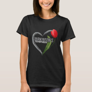 Parkinson's Awareness Monthheart Tulip Blume T-Shirt