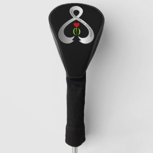 Parkinson's Awareness Ribbon Golf Headcover